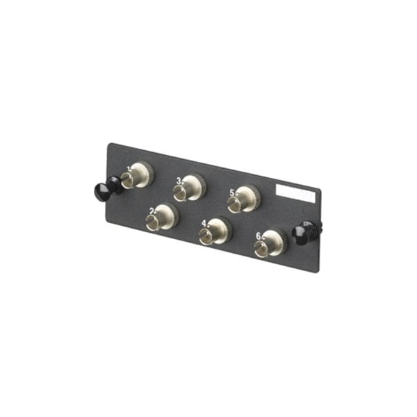 Panduit Port Panel, 1.38 in. H x 4.3 in. W x 1.16 in. L, Zirconia Ceramic FAP6WSTZ - main
